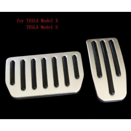 3ピース アルミ 合金 アクセル フット レスト ペダル パッド 適用: テスラ/TESLA モデル X/モデル S 装飾 アクセサリー プレート テスラ モデル X S AL-KK-3739 AL Interior parts for cars