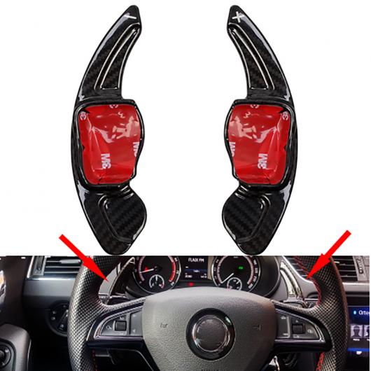 適用: VW ゴルフ 5 6 MK6 GTI R ジェッタ MK5 パサート B6 B7 CC ポロ シャラン ティグアン セアト レオン DSG ステアリング ホイール パドル エクステンション シフト カバー AL-KK-3555 AL Car parts