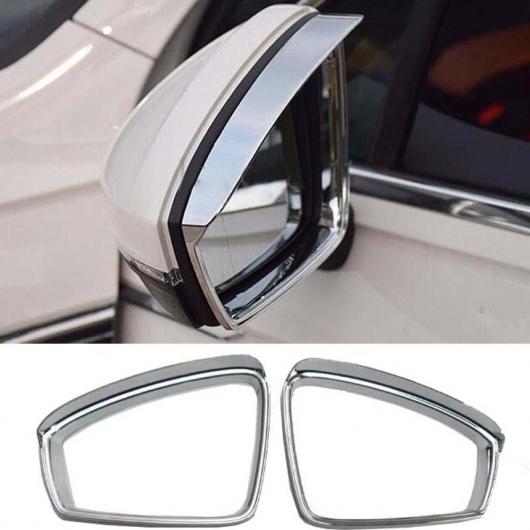 適用: フォルクスワーゲン/VOLKSWAGEN VW ティグアン 2017 2018 ABS リア ビュー ミラー レイン シールド バイザー カバー AL-KK-3613 AL Exterior parts for cars