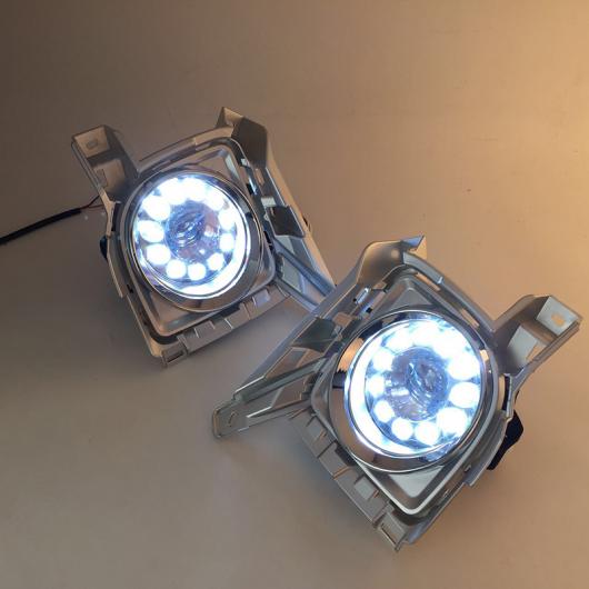 2ピース LED DRL デイタイム ランニング ライト フォグライト キット 適用: トヨタ ランドクルーザー FJ200 2013 2014 2015 AL-KK-3620 AL Car parts｜オートパーツエージェンシー2号店
