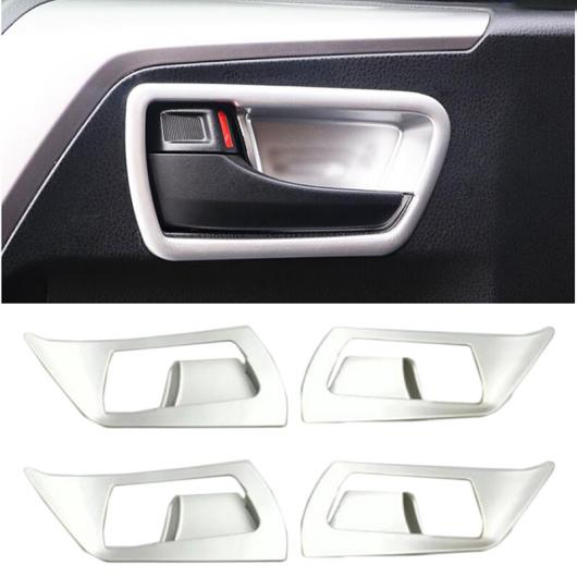 代引不可 Al インテリア 適用 トヨタ Rav4 Rav 4 13 14 15 16 17 Abs アクセサリー インナー サイド ドア ハンドル ボウル カバー トリム 4ピース Al Kk 3735 魅力的な Www Spider Vo Com