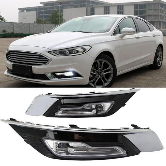1セット 適用: フォード/FORD フュージョン モンデオ 2018 LED DRL フォグランプ デイタイムランニングライト デイライト 防水 スタイリング ライト AL-KK-3867 AL Car parts｜オートパーツエージェンシー2号店