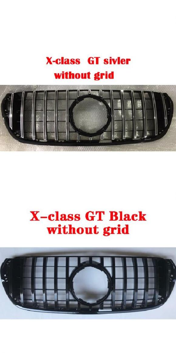 AL ミドル グリル 適用: メルセデスベンツ Xクラス X250D ABS プラスチック バーチカル バー X250 グリッド GT バンパー グリル スタイル 1・スタイル 2 AL-KK-4410 Exterior parts for cars