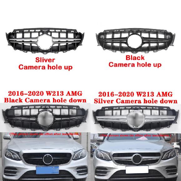 AL レーシング グリル バーチカル バー フロント ミドル グリル 適用: メルセデスベンツ Eクラス W213 2016-2020 E63 S スタイル 1～スタイル 4 AL-KK-4414 Exterior parts for cars