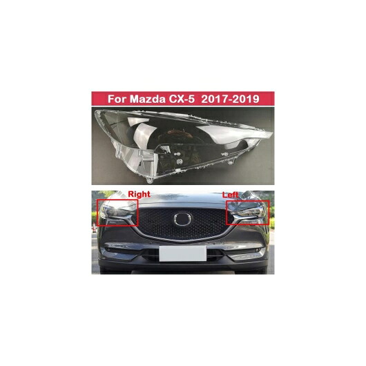 AL クリア カバー ヘッドライト ガラス シェル ランプ シェード ヘッドランプ レンズ カバー 適用: マツダ CX-5 2017 2018 2019 左・右 AL-KK-4542 Car parts｜オートパーツエージェンシー2号店