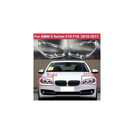 AL ヘッドライト カバー クリア ランプシェード レンズ ケース 適用: BMW 5シリーズ F10 F18 528i 530i 535i 2010-2017 左右 AL-KK-4564 Car parts｜オートパーツエージェンシー2号店 32,253円