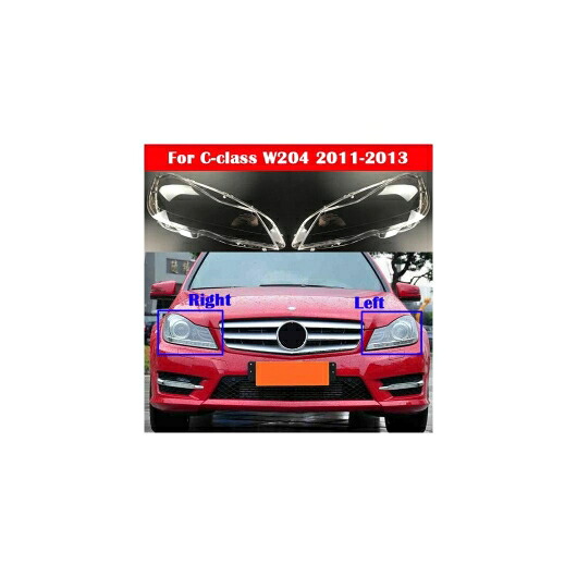 AL フロント ランプシェード ガラス レンズ ケース シェル ヘッドライト カバー 適用: メルセデスベンツ Cクラス W204 2011 2012 2013 左右 AL-KK-4573 Car parts｜オートパーツエージェンシー2号店