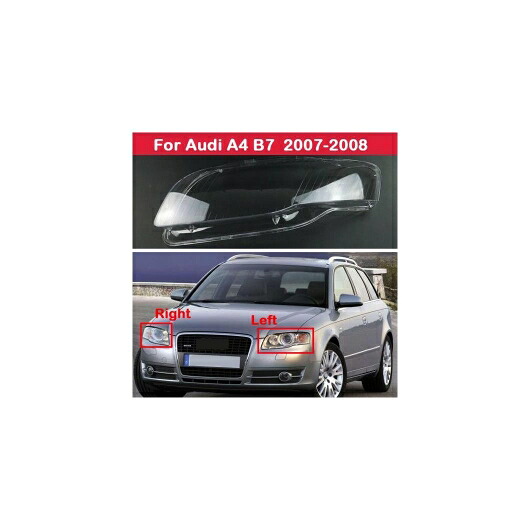 AL オール ヘッドライト ガラス カバー 適用: アウディ/AUDI A4 B7 2007-2008 フロント ランプシェード ヘッド ライト シェル ヘッドランプ ランプカバー ケース 左右 AL-KK-4577 Car parts｜オートパーツエージェンシー2号店