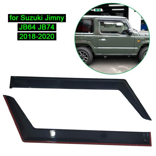ウインドウ バイザー 日よけ シェルター 適用: スズキ ジムニー JB64 JB74 2018-2020 ウインドウ バイザー 吹き出し口 サン シェード レイン ガード デフレクタ AL-KK-4813 AL Exterior parts for cars