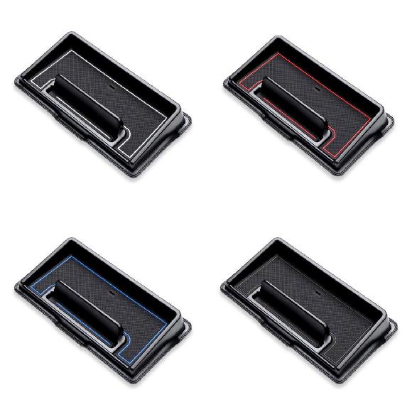 AL ダッシュボード ストレージ ボックス 収納 適用: スズキ ジムニー JB64 JB74 2018-2020 コンソール トレイ ホルダー オーガナイザー 除く-スリップ 電話 スタンド ホワイト～グレー AL-KK-4832 Interior parts for cars