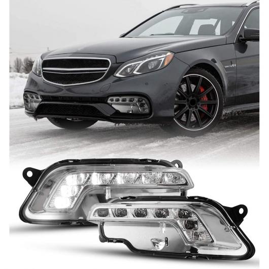 左ハンドル 右 デイタイムランニングライト LED フォグ ランプ ドライバ 適用: メルセデス W212 E300 E350 09-13 2128200756 2128200856 AL-KK-5140 AL Car parts