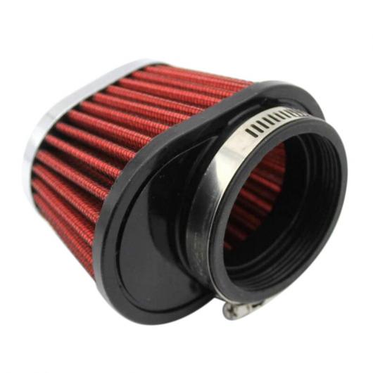 1ピース ユニバーサル ラウンド テーパー オートバイ エア フィルター 51mm 2インチ インテーク フィルター-レッド レッド AL-KK-5465 AL Motorcycle parts