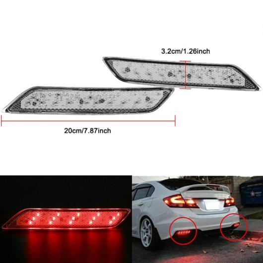 LED リア バンパー リフレクター ブレーキ ライト テール ランプ 適用: ホンダ シビック セダン 2013-2015 AL-KK-5256 AL Car parts