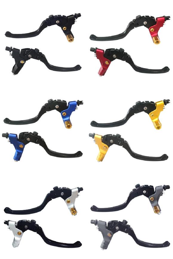 適用: ホンダ ヤマハ カワサキ スズキ モーターバイク ハンドブレーキ 折りたたみ クラッチ ブラック~チタン AL-KK-5555 2輪 AL Motorcycle parts