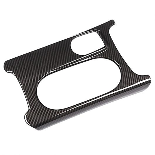 カーボン ABS クローム カップホルダー カバー トリム 適用: メルセデス ベンツ A/GLA/CLA クラス C117 W117 W176 X156 2012-17 AMG アクセサリー 左ハンドル ブラック AL-KK-5643 AL Car parts