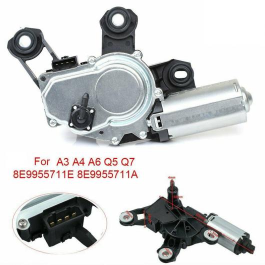 リア ウインドウ ワイパー モーター 適用: A3 A4 A6 Q5 Q7 8E9955711E 8E9955711A シルバー AL-KK-6012 AL Car parts｜オートパーツエージェンシー2号店