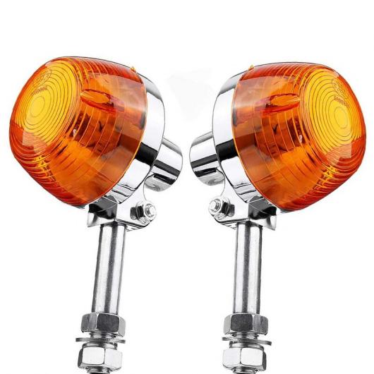2ピース 適用: ホンダ CT70 CT90 XL100 CB350 CM400 CB450 CB750 ターンシグナルライト 8mm 12V オレンジ AL-KK-6283 AL Car parts