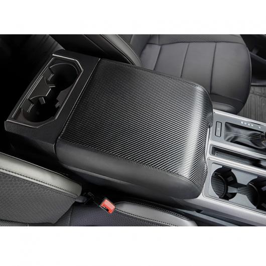 インテリア モールディング 適用: フォード/FORD F150 2015-2019 アームレスト ボックス カバー レザー 装飾 保護 ケース ブラック AL-KK-6947 AL Car decorative parts
