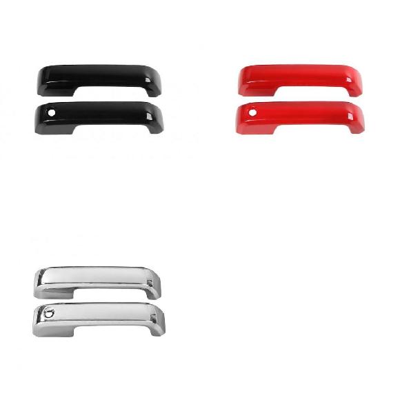 アウター ドア ハンドル 装飾 シェル スマートキーホールなし 適用: フォード/FORD F150 2015-2020 2ドア エクステリア アクセサリー クローム ブラック～クロム AL-KK-6959 AL Car decorative parts｜オートパーツエージェンシー2号店