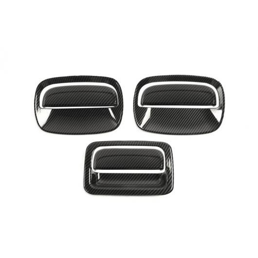 ドア/テール ドア ハンドル シェル 装飾 適用: スズキ ジムニー 2019 2020 ABS カーボンファイバー クローム レッド エクステリア アクセサリー スタイリング カーボン AL-KK-7200 AL Car decorative parts｜オートパーツエージェンシー2号店