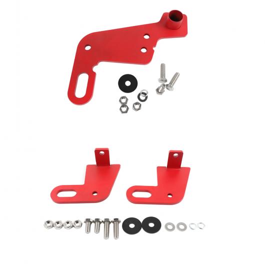 フロント リア バンパー トレーラー 牽引 フック キット 適用: スズキ ジムニー 2019 2020 JB64 JB74 エクステリア アクセサリー スタイリング レッド 鉄 レッド フロント リア AL-KK-7301 AL Car supplies