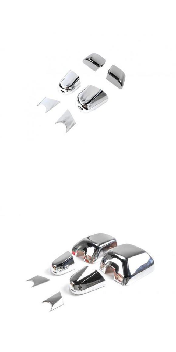 バックミラー ミラー カバー ベース 装飾 ミラー シェル 適用: ジープ/JEEP ラングラー JL グラディエーター JT 2018 2019 2020 2021 クローム B・クローム A ライト AL-KK-7218 AL Car decorative parts