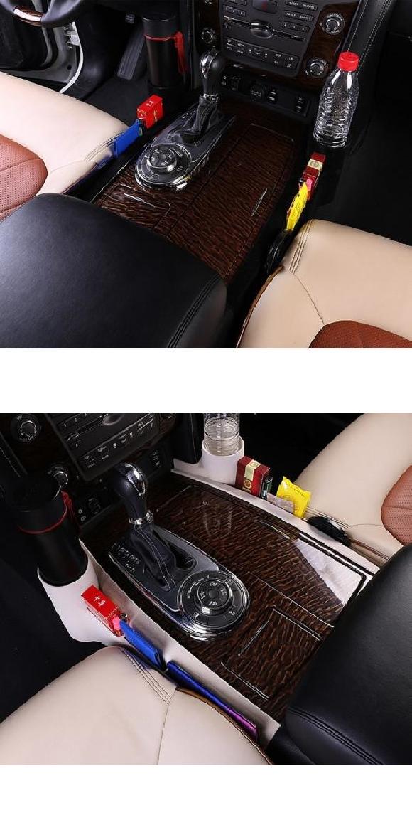 適用: 日産 パトロール Y62 2012-2019 シート ギャップ ストレージ ボックス パトロール Y62 多機能 インテリア ストレージ ボックス 左 右 AL-KK-8431 AL Interior parts for cars