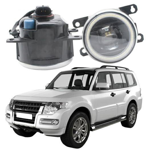 LED ライト 適用: 三菱 パジェロ モンテロ ショーグン 2008-2018 LED エンジェルアイ DRL カットラインレンズ フォグライト ホワイト エンジェルアイ AL-KK-7915 AL Car light 27,818円