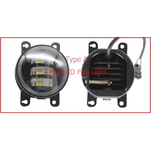 2ピース LED エンジェルアイ DRL 適用: ホンダ オデッセイ 2018 2019 LED フォグライト 2色 レンズ 12V LED フォグ LED DRL・LEDフォグライトのみ エンジェルアイなし AL-KK-8161 AL Car light｜オートパーツエージェンシー2号店