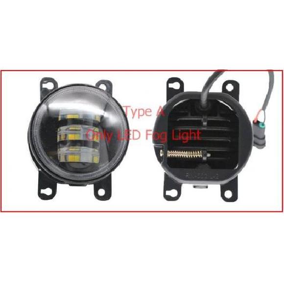 2ピース LED エンジェルアイ DRL 適用: 三菱 ランサー GT 2016 2017 2018 2019 LED フォグライト LED フォグ LED DRL・LEDフォグライトのみ エンジェルアイなし AL-KK-8188 AL Car light|オートパーツエージェンシー2号店