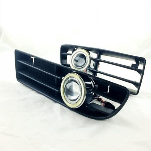 適用: フォルクスワーゲン/VOLKSWAGEN ボーラ ジェッタ COB エンジェルアイ DRL イエロー シグナル ライト H11 E13 ハロゲンバルブキット 2in1カラー エンジェルアイ 4300K・6000K AL-LL-6064 AL Car parts