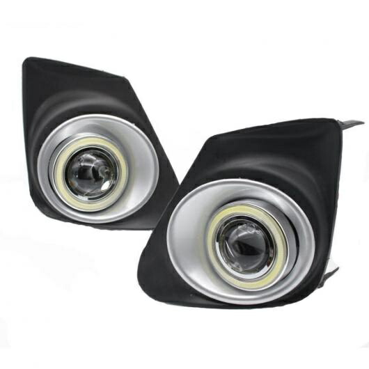 適用: トヨタ カローラ 2012 2013 LED COB エンジェルアイ DRL イエロー シグナル ハロゲンバルブキット レッド エンジェルアイ～アイスブルー エンジェルアイ 4300K・6000K AL-LL-6092 AL Car parts
