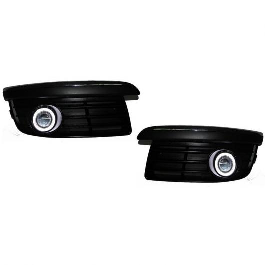 適用: フォルクスワーゲン/VOLKSWAGEN ジェッタ 2005-2011 LED エンジェルアイ DRL イエロー ハロゲンバルブキット レッド エンジェルアイ～アイスブルー エンジェルアイ 4300K AL-LL-6142 AL Car parts