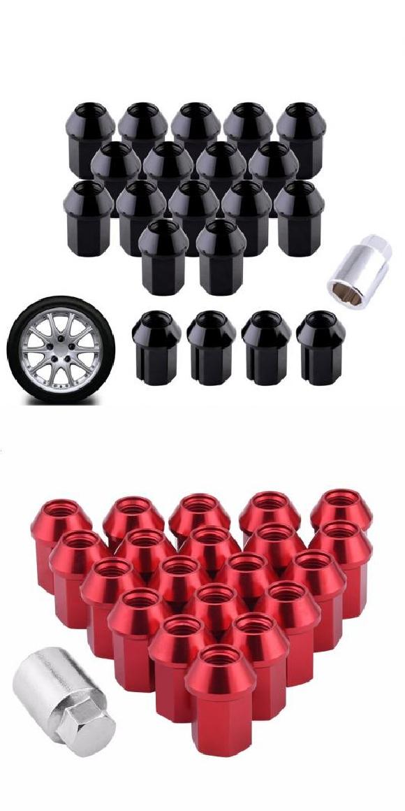ユニバーサル M12X1.5 アルミニウム ホイール ラグ ナット オート ラグ ナット 35mm 適用: ホンダ 三菱 フォード/FORD トヨタ ヒュンダイ/現代/HYUNDAI ブラック・レッド M12X1.5 AL-LL-0108 AL Car parts