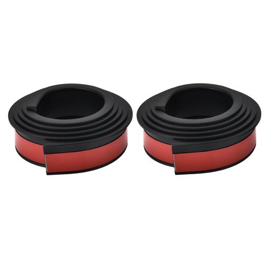 ユニバーサル 2ピース 4ピース 1.5MX3.8CM ラバー ホイール アーチ 保護 ホイール 保護 ホイール ステッカー 2ピース ブラック AL-LL-1029 AL Exterior parts for cars|オートパーツエージェンシー2号店