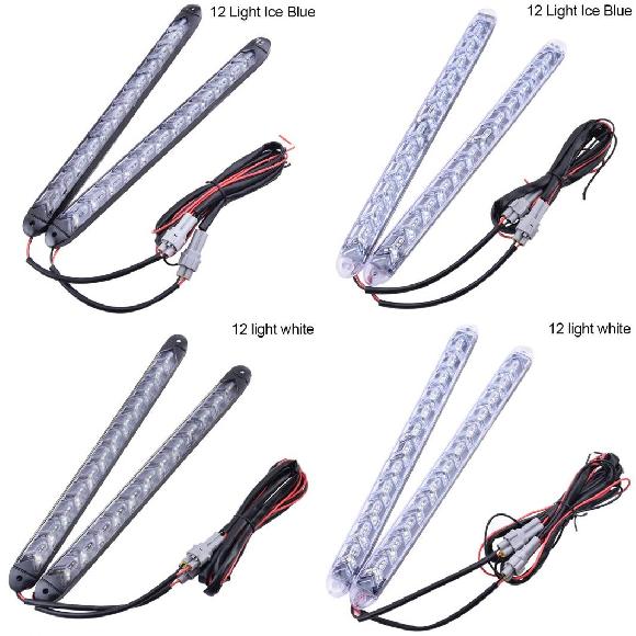 ユニバーサル 2ピース LED ランニング ライト 防水 ウインカー ランニング ライト フォグ デイ ランプ エクステリア パーツ タイプ005~タイプ008 AL-LL-1039 AL Car parts|オートパーツエージェンシー2号店