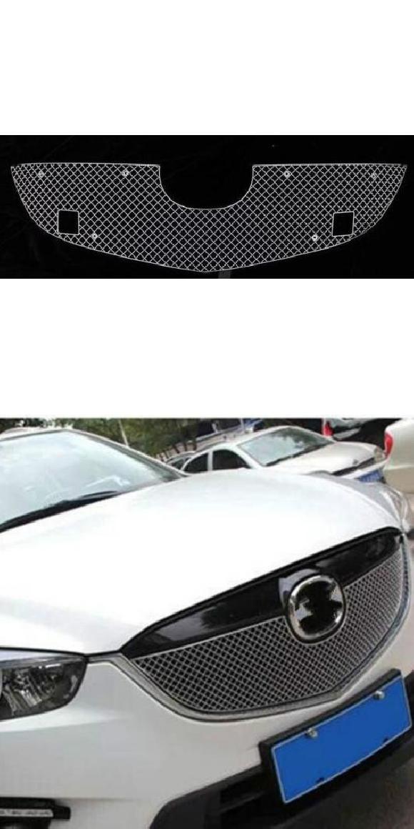 ステンレス スチール クロム フロント センター グリル カバー トリム レーシング グリル 適用: マツダ CX5 2012-2015 1ピース エクステリア レーダー・レーダーなし AL-LL-1407 AL Exterior parts for cars｜オートパーツエージェンシー2号店