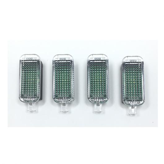 4ピース OEM LED 足元 ライト 適用: ゴルフ ジェッタ MK5 MK6 パサート B6 レオン オクタヴィア A5 A6 A7 A8 3AD 947 409 3AD947409 AL-LL-4622 AL Car parts