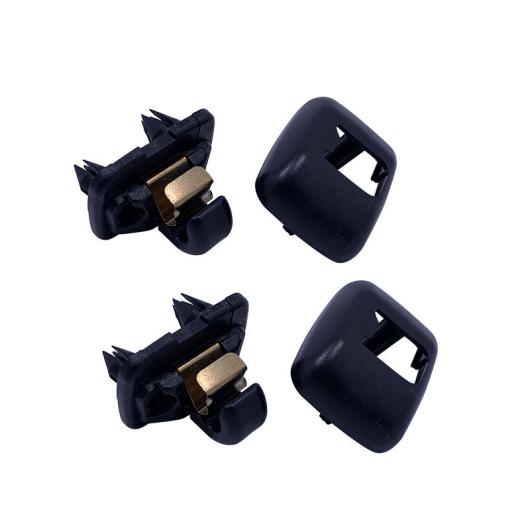 OEM ブラック サン バイザー ハンガー クリップ ホルダー フック ブラケット 適用: A1 A3 A4 A5 Q3 Q5 TT RS5 8W0 857 562 A 8U0 857 562 A 8E0 857 562 A 2ピース AL-LL-4830 AL Interior parts for cars