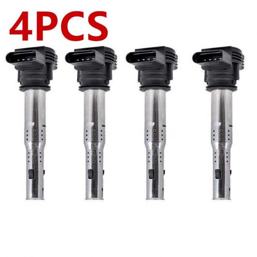 OEM 06H905115 06H905115A 4ピース イグニッション コイル 適用: アウディ/AUDI A3 A4 TT Q3 Q5 VW ゴルフ GTI ジェッタ パサート イオス ティグアン 06F905115 07K905715 4ピース AL-LL-4892 AL Car parts