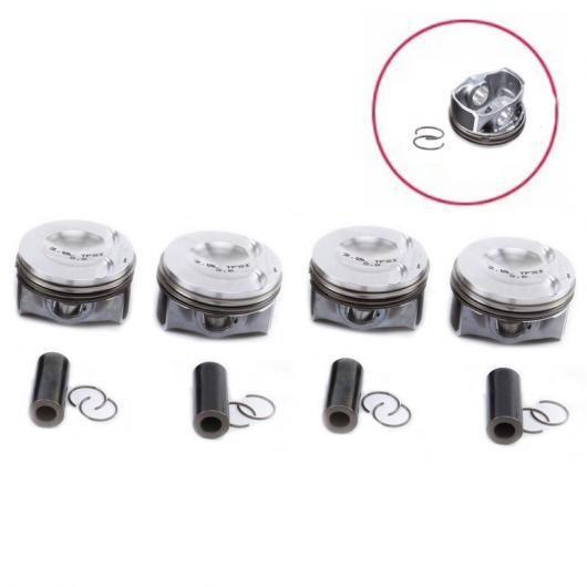 06H198151C EA888 OEM 2.0TFSI ピン 23MM ピストン ピストン リング キット 適用: VW パサート ティグアン ジェッタ アウディ/AUDI A3 A4 Q5 TT 06H107065AM 06H107065DM 2.0TSI ピン 23mm AL-LL-4964 AL Car parts