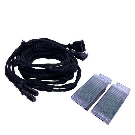 1セット LED 足元 ライト フット ステップ スペース ランプ & ケーブル 適用: ゴルフ 7 MK7 パサート 3G B8 5GG947409 5GG 947 409 5G0947409 5G0 947 409 1セット ライト ワイヤー AL-LL-4984 AL Car parts