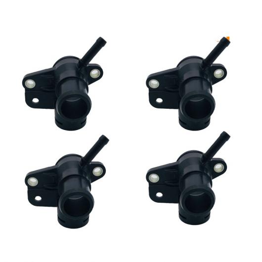 06J121132F 06J 121 132 F 4ピース エンジン ウォーター ホース コネクタ フランジ キット 適用: VW ティグアン パサート B7 CC ゴルフ MK6 A3 Q3 TT シュコダ オクタヴィア 4ピース HOSE AL-LL-5133 AL Car parts