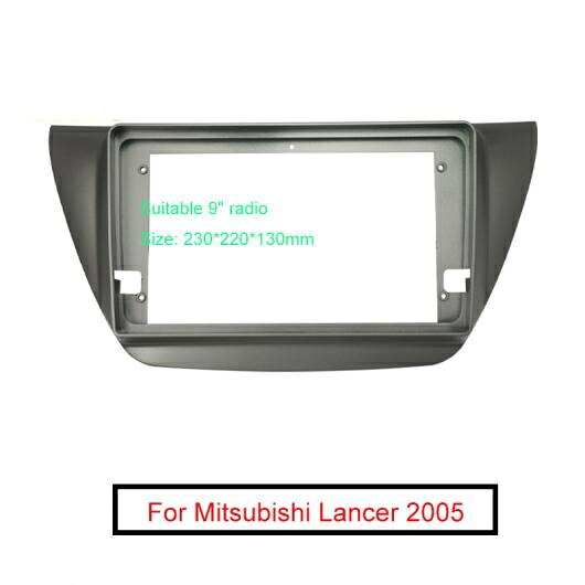 2DIN ラジオ ステレオ フレーム 適用: 三菱 ランサー 9 ビッグ スクリーン CD/DVD プレーヤー フェイス ダッシュ マウント トリム キット AL-LL-6227 AL Interior parts for cars