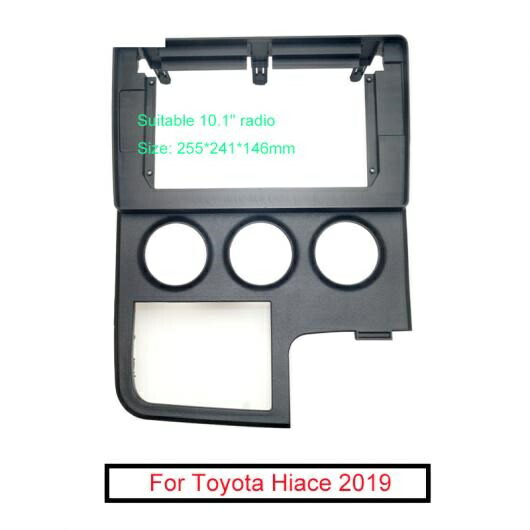 2DIN ラジオ ステレオ 10.1 ビッグ スクリーン フレーム 適用: トヨタ ハイエース CD/DVD プレーヤー フェイス ダッシュ マウント トリム キット AL-LL-6231 AL Interior parts for cars｜オートパーツエージェンシー2号店