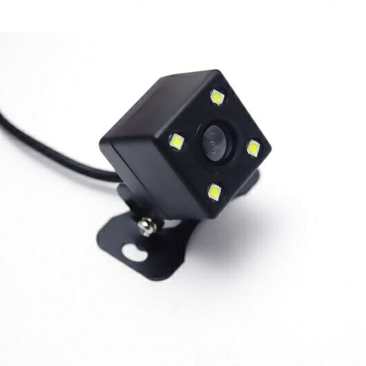 1セット ユニバーサル リア ビュー 4-LED ナイト ビジョン CCD リバース バックアップ カメラ DC12V 12V AL-LL-6330 AL Car parts｜オートパーツエージェンシー2号店