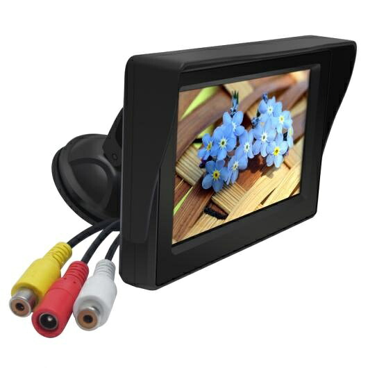 1セット 4.3インチ デジタル ディスプレイ シールド LCD 4.3CAR モニター 適用: リバース バックアップ カメラ DVD VCR AL-LL-6356 AL parts