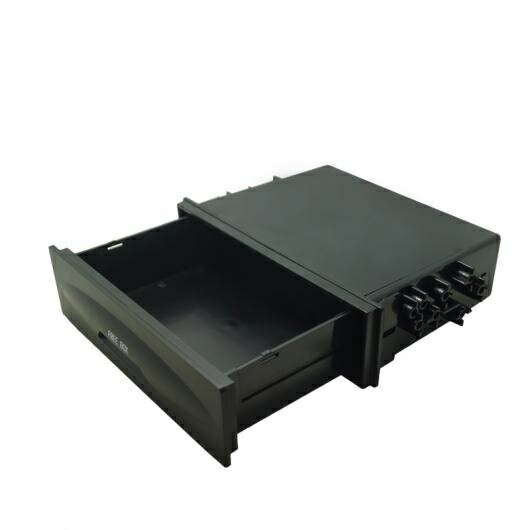 1DIN サイズ ステレオ ダッシュボード マウント トリム スペーサー ポケット カセット ドロワー ストレージ ボックス AL-LL-6393 AL Interior parts for cars