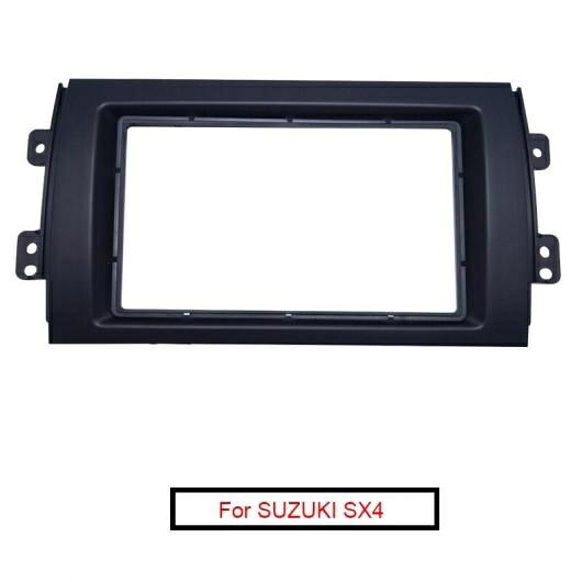 2DIN ラジオ ステレオ DVD フレーム ダッシュ パネル キット 適用: スズキ SX4 07~10 AL-LL-6445 AL Interior parts for cars|オートパーツエージェンシー2号店