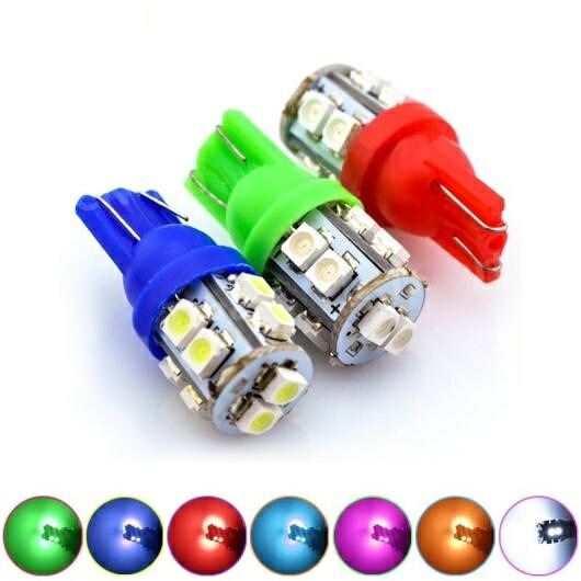 50ピース ブライト T10 ウェッジ 168 194 W5W LED ライト バルブ 1210 10SMD 12V グリーン AL-LL-6587 AL Car parts｜オートパーツエージェンシー2号店